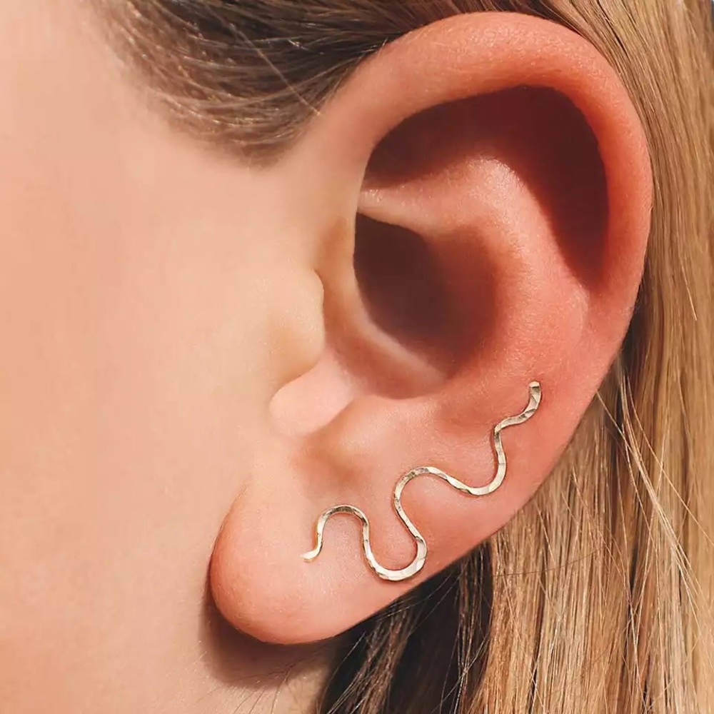 Vintage Handmade Boho Style Ear Climber Earrings